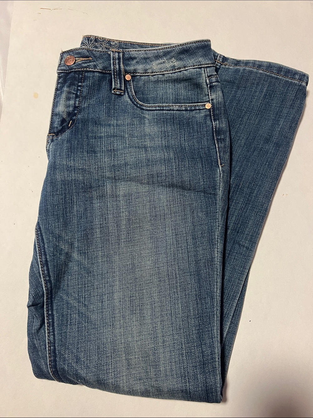 Refuge Medium Wash Straight Leg Jeans